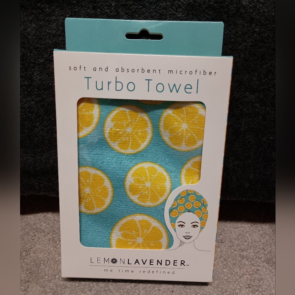 Lemon Lavender Turbo Towel - Citrus Twist